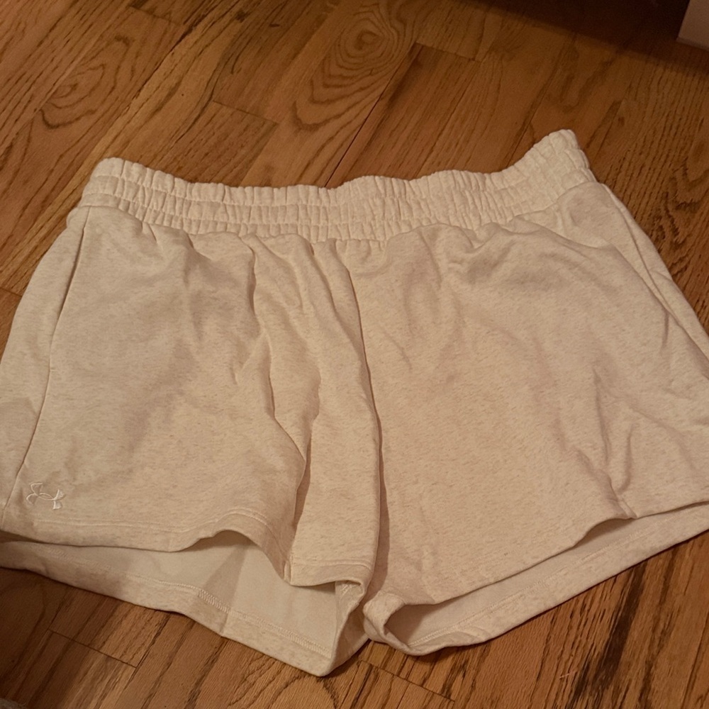 Under Armour Women's Light Beige Athletic Shorts